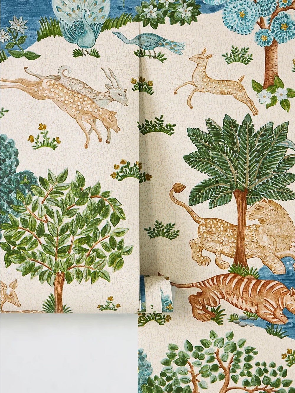 Sanderson Pamir Garden Landscapes Cream Nettle Wallpaper | One Roll | Brand New